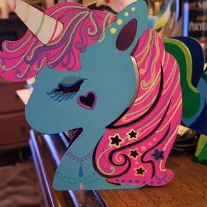 HANDPAINTED, PERSONALIZED wooden cut-out nightlights, deco